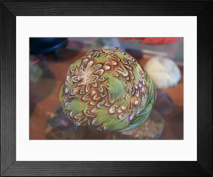 Framed Print : Malaga, Spain. Collection of vintage hats. (Editorial Use Only) Framed Print : Malaga, Spain. Collection of vintage hats. (Editorial Use Only)