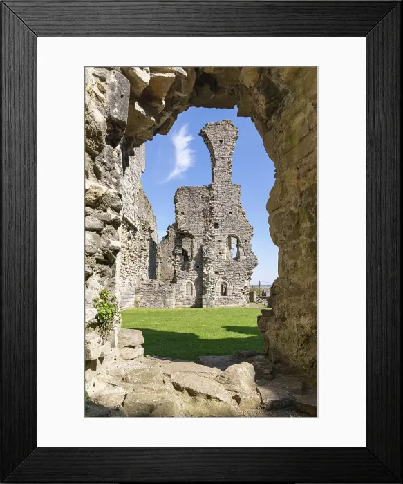 Framed Print : Middleham, Wensleydale, North Yorkshire, England, Great Briton, United Kingdom. April 30, 2022. The ruins of Middleham Castle, childhood home of King Richard III. Editorial Use Only Framed Print : Middleham, Wensleydale, North Yorkshire, England, Great Briton, United Kingdom. April 30, 2022. The ruins of Middleham Castle, childhood home of King Richard III. Editorial Use Only