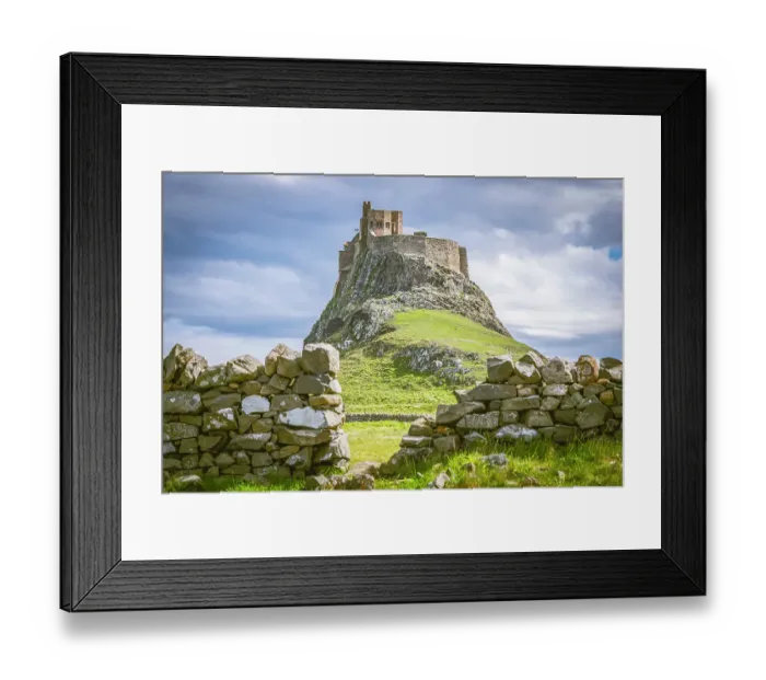 Framed Print : Lindisfarne, Holy Island, Berwick-upon-Tweed, Northumberland, England, Great Briton, United Kingdom. Lindisfarne Castle on Holy Island Framed Print : Lindisfarne, Holy Island, Berwick-upon-Tweed, Northumberland, England, Great Briton, United Kingdom. Lindisfarne Castle on Holy Island