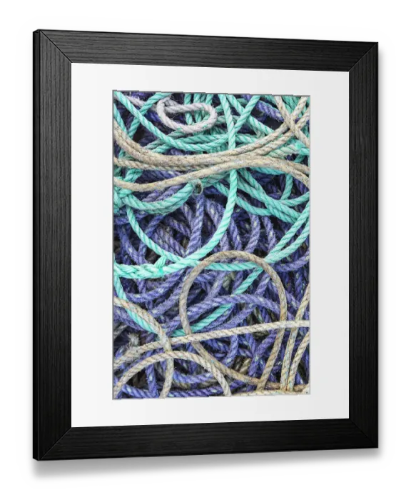 Framed Print : Amble, Morpeth, Northumberland, England, Great Briton, United Kingdom. Purple and green ropes on the docks of Amble Framed Print : Amble, Morpeth, Northumberland, England, Great Briton, United Kingdom. Purple and green ropes on the docks of Amble