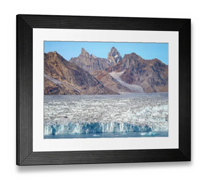 Framed Print : Karale Glacier in Sermiligaaq Fjord. Ammassalik area in Greenland, Tasiilaq, Danish Territory, autumn Framed Print : Karale Glacier in Sermiligaaq Fjord. Ammassalik area in Greenland, Tasiilaq, Danish Territory, autumn