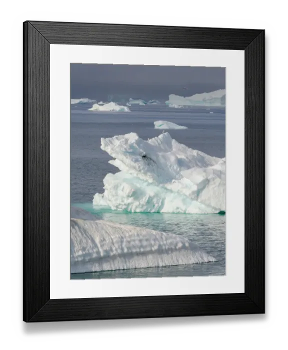Framed Print : Landscape in Itilliarsuup Kangerlua Fjord part of Uummannaq Fjord, north of the polar circle. Greenland, Danish Territory