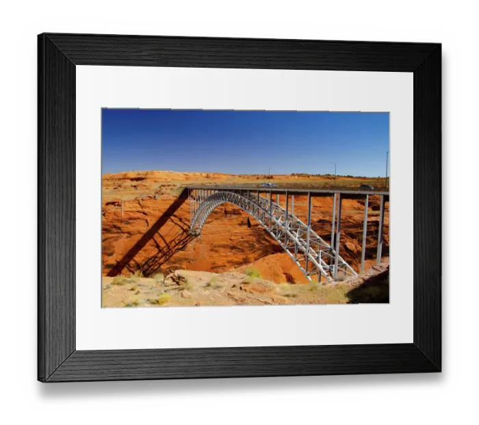 Framed Print : USA, Arizona, Page. Glen Canyon Dam Bridge Framed Print : USA, Arizona, Page. Glen Canyon Dam Bridge