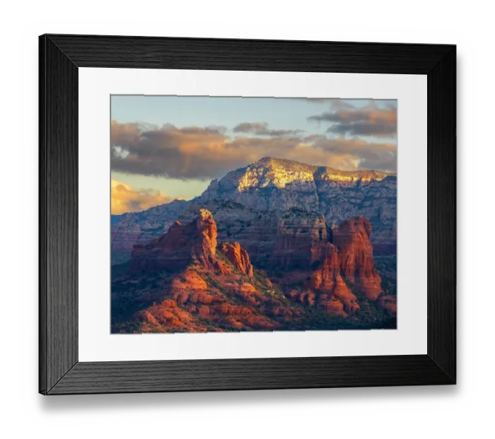 Framed Print : USA, Arizona. Sunrise on mountain and valley landscape. ©Jay O'Brien / Jaynes Gallery / DanitaDelimont.com Framed Print : USA, Arizona. Sunrise on mountain and valley landscape. ©Jay O'Brien / Jaynes Gallery / DanitaDelimont.com