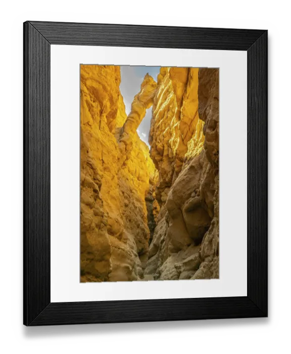 Framed Print : USA, California, Anza Borrego Desert State Park. Slot canyon scenic. ©Cathy & Gordon Illg  /  Jaynes Gallery  /  DanitaDelimont.com