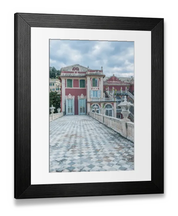 Framed Print : Italy, Liguria. Genoa. Palazzo Reale