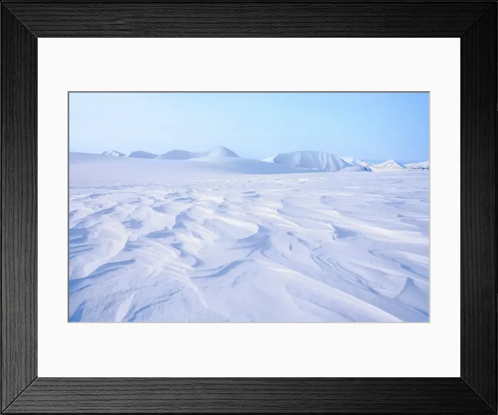Framed Print : Landscape with Sastrugi between glaciers Rabotbreen and Konigsbergbreen during winter, the island Spitzbergen in the Svalbard. Scandinavia, Norway Framed Print : Landscape with Sastrugi between glaciers Rabotbreen and Konigsbergbreen during winter, the island Spitzbergen in the Svalbard. Scandinavia, Norway