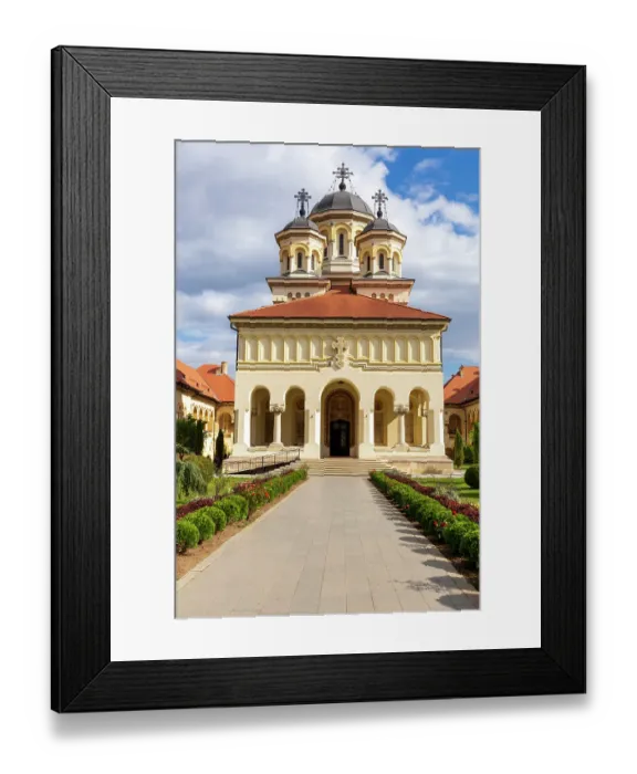 Framed Print : Romania, Alba Iulia. St. Michael's Cathedral, Roman Catholic cathedral and the oldest and the longest cathedral in Romania Framed Print : Romania, Alba Iulia. St. Michael's Cathedral, Roman Catholic cathedral and the oldest and the longest cathedral in Romania