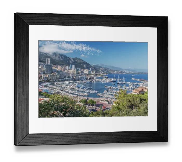 Framed Print : Monaco, Port Hercules (Port Hercule)