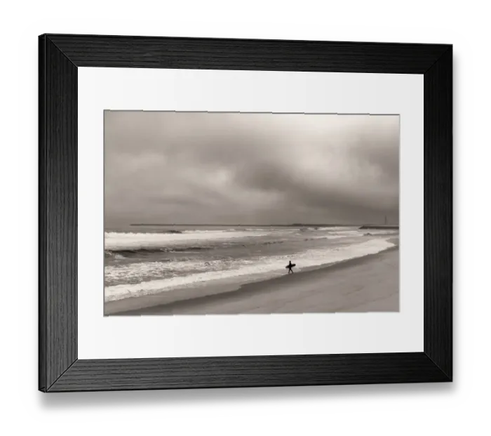 Framed Print : Surfing at Costa Nova, Portugal