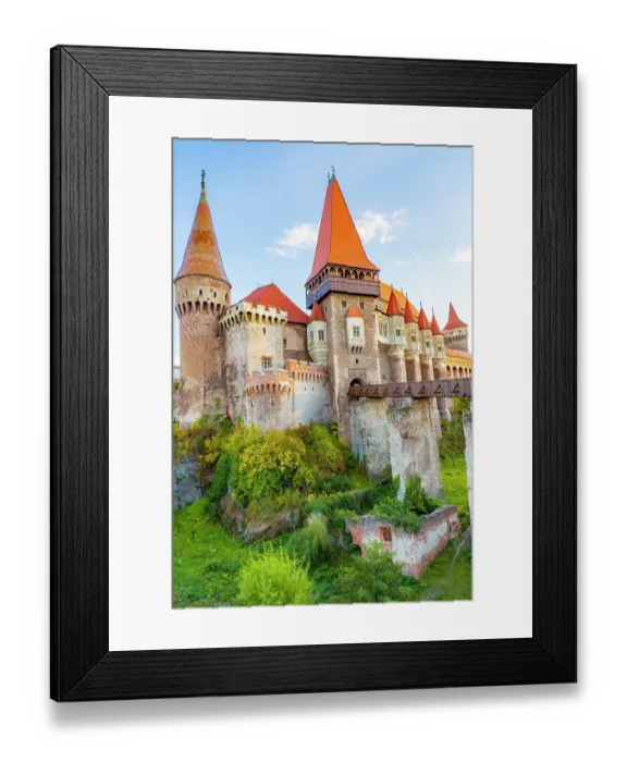 Framed Print : Romania, Hunedoara. Corvin Castle, Gothic-Renaissance castle, one of the largest castles in Europe Framed Print : Romania, Hunedoara. Corvin Castle, Gothic-Renaissance castle, one of the largest castles in Europe