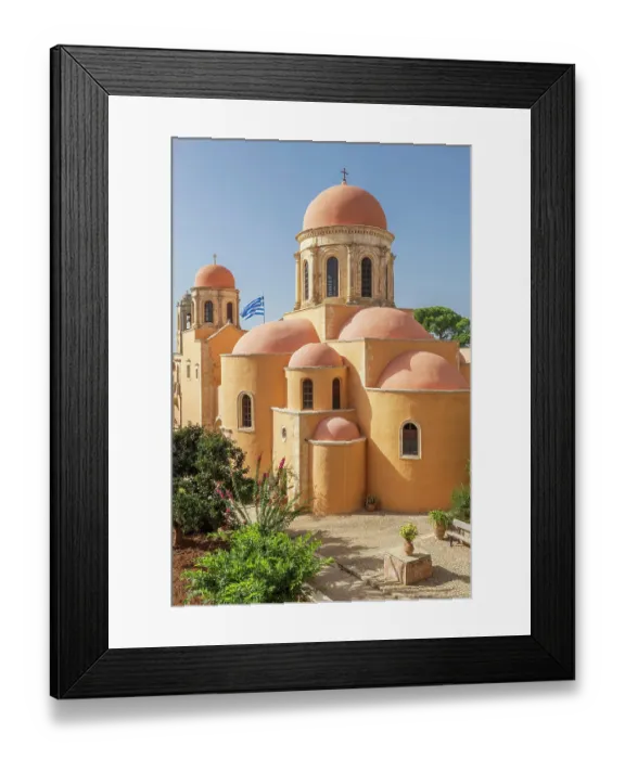 Framed Print : Greece, Crete, Akrotiri. Agia Triada (Holy Trinity) Monastery Framed Print : Greece, Crete, Akrotiri. Agia Triada (Holy Trinity) Monastery