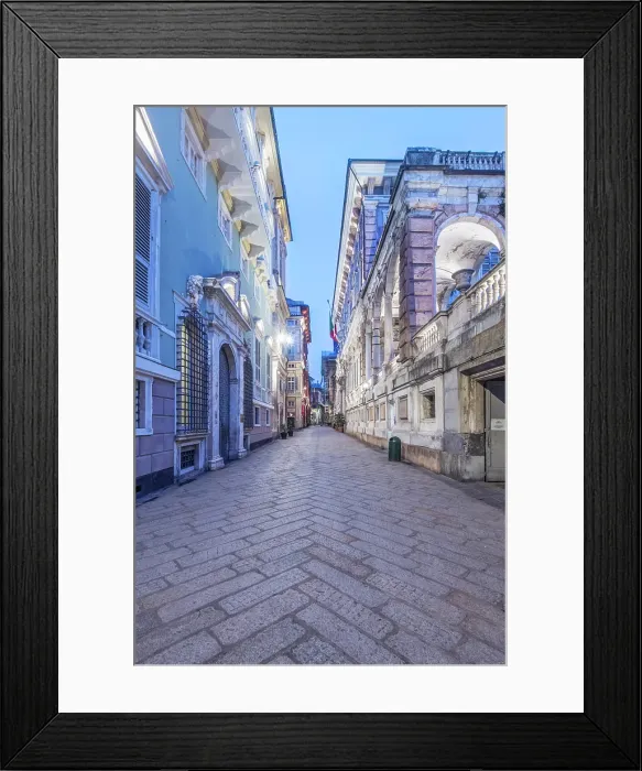 Framed Print : Italy, Liguria. Genoa. Garibaldi Street, home to many palazzo of the nobility of Genoa Framed Print : Italy, Liguria. Genoa. Garibaldi Street, home to many palazzo of the nobility of Genoa