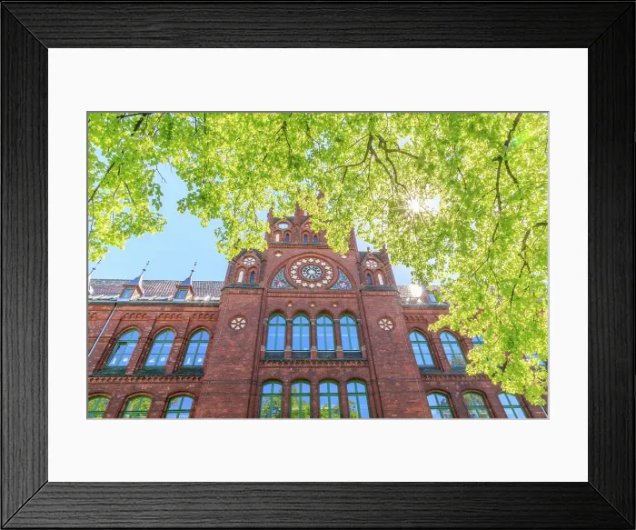 Framed Print : Germany, Mecklenburg-Vorpommern, Stralsund. Schulzentrum am Sund Regional School facade Framed Print : Germany, Mecklenburg-Vorpommern, Stralsund. Schulzentrum am Sund Regional School facade