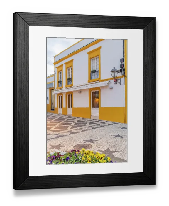 Framed Print : Ponta Delgada, Sao Miguel, Azores, Portugal. April 5, 2022. Yellow and white building in Ponta Delgada. Editorial Use Only Editorial Use Only Framed Print : Ponta Delgada, Sao Miguel, Azores, Portugal. April 5, 2022. Yellow and white building in Ponta Delgada. Editorial Use Only Editorial Use Only
