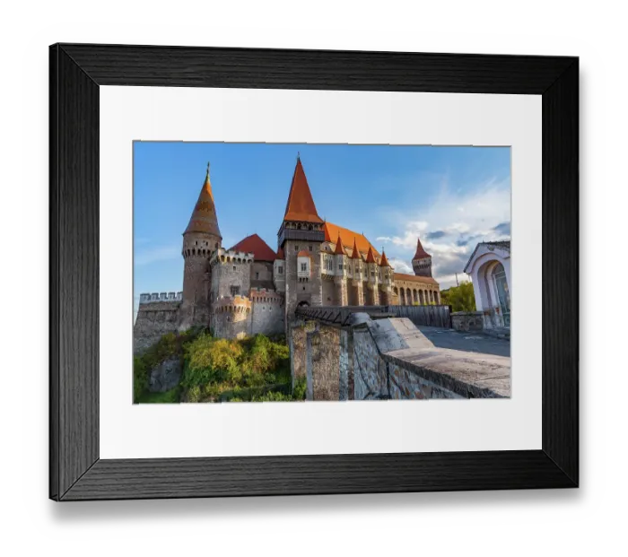 Framed Print : Romania, Hunedoara. Corvin Castle, Gothic-Renaissance castle, one of the largest castles in Europe Framed Print : Romania, Hunedoara. Corvin Castle, Gothic-Renaissance castle, one of the largest castles in Europe