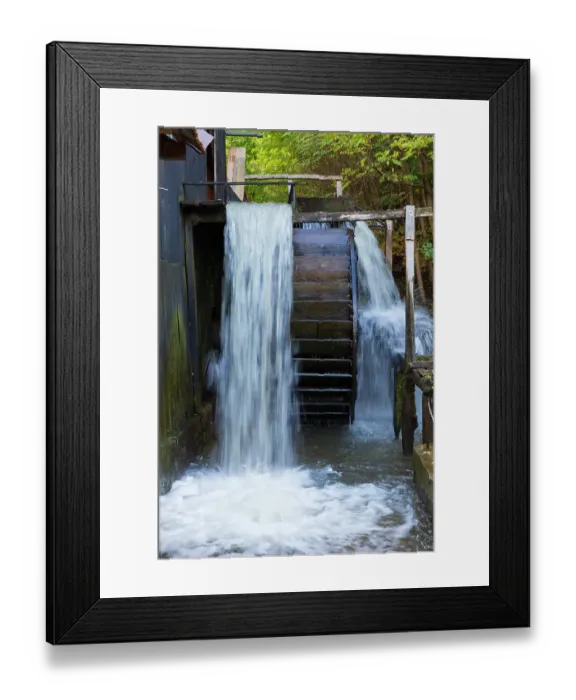 Framed Print : Romania, Transylvania, Fagaras. Ohaba. Oldest functioning grist mill with water wheel. The miller and wife Framed Print : Romania, Transylvania, Fagaras. Ohaba. Oldest functioning grist mill with water wheel. The miller and wife