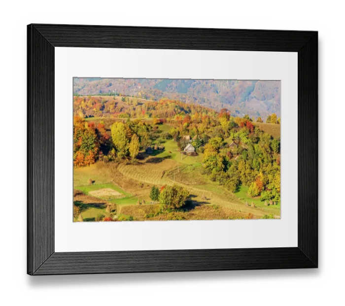 Framed Print : Romania, Alba County, Rimetea, Trascau Mountains Framed Print : Romania, Alba County, Rimetea, Trascau Mountains