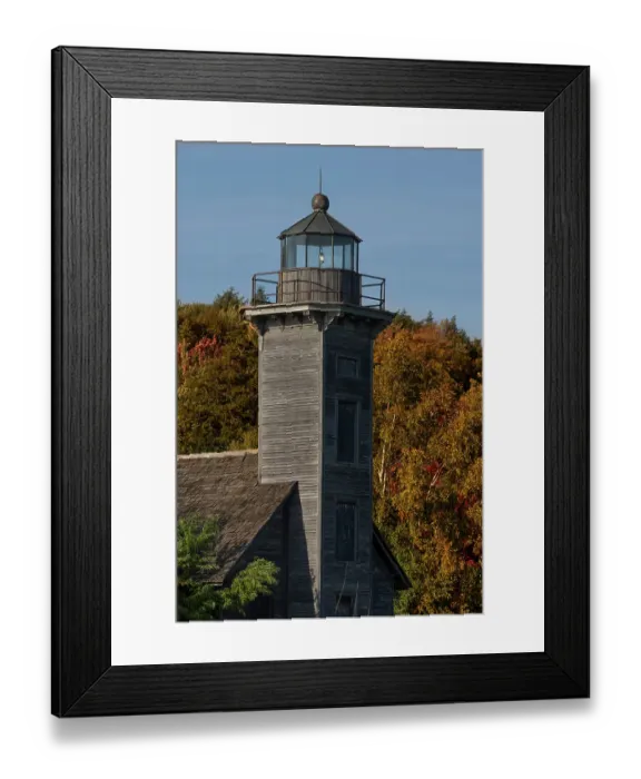 Framed Print : USA, Michigan. Close-up of Grand Island East Channel Lighthouse. ©Don Grall / Jaynes Gallery / DanitaDelimont.com Framed Print : USA, Michigan. Close-up of Grand Island East Channel Lighthouse. ©Don Grall / Jaynes Gallery / DanitaDelimont.com