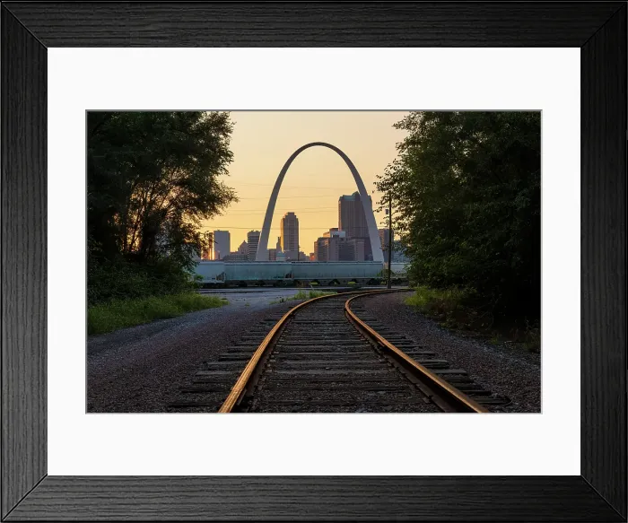 Framed Print : Jefferson National Expansion Memorial, The Gateway Arch at sunset, St. Louis, Missouri Framed Print : Jefferson National Expansion Memorial, The Gateway Arch at sunset, St. Louis, Missouri