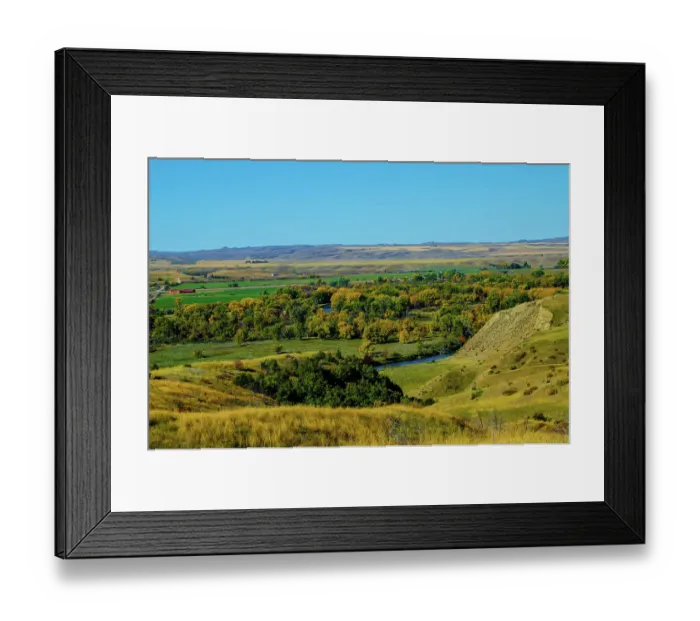 Framed Print : USA, Little Bighorn Battlefield National Monument, Medicine Trail