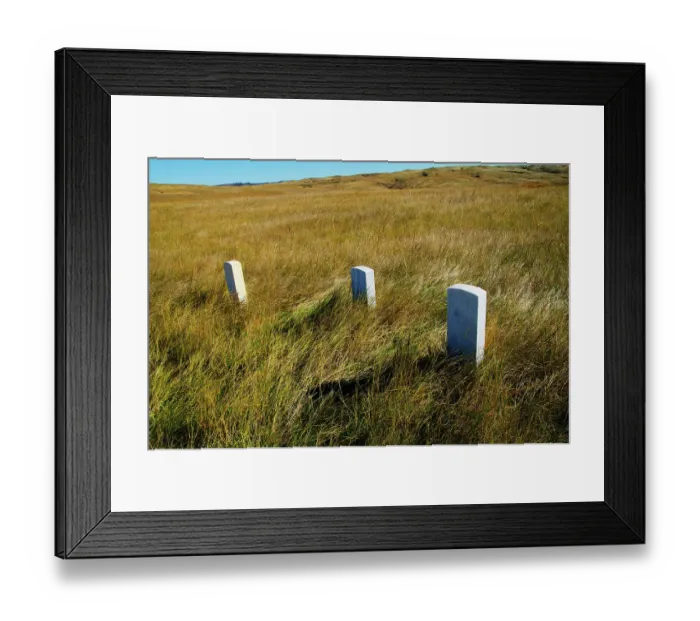 Framed Print : USA, Little Bighorn Battlefield National Monument Marking Fallen Cavalry Framed Print : USA, Little Bighorn Battlefield National Monument Marking Fallen Cavalry