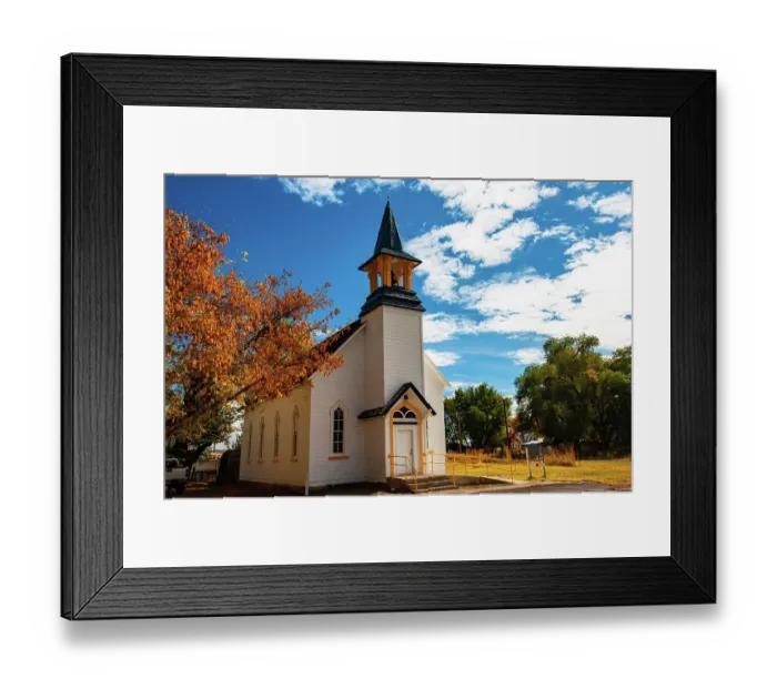 Framed Print : USA, Nevada, Paradise Valley. Community Church Framed Print : USA, Nevada, Paradise Valley. Community Church