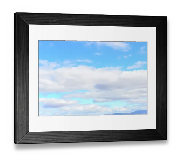 Framed Print : USA, Nevada, Wells, Cumulus Clouds in blue sky Framed Print : USA, Nevada, Wells, Cumulus Clouds in blue sky