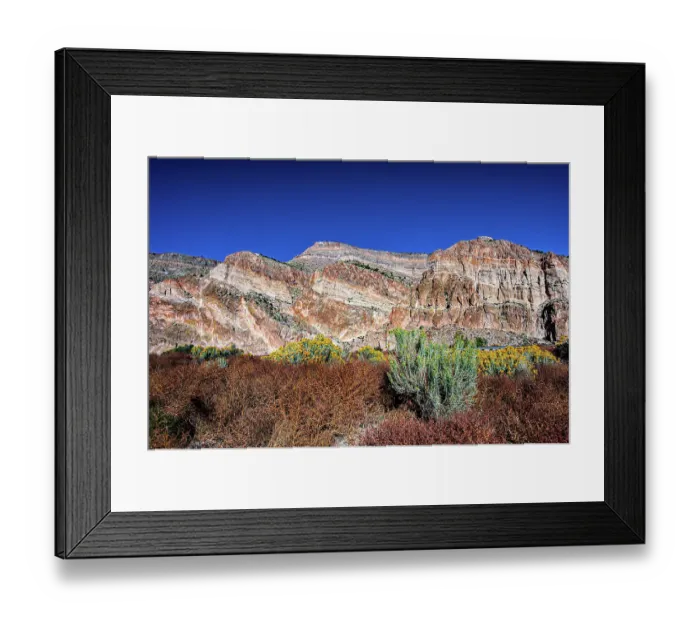 Framed Print : USA, Nevada, Elgin. Rainbow Canyon Framed Print : USA, Nevada, Elgin. Rainbow Canyon