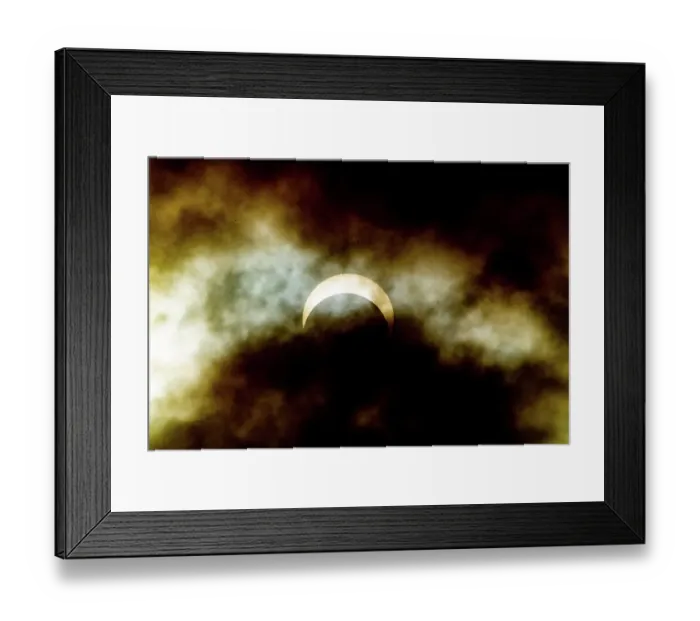 Framed Print : USA, Nevada, Winnemucca. Annular Solar Eclipse, Three-quarters Framed Print : USA, Nevada, Winnemucca. Annular Solar Eclipse, Three-quarters