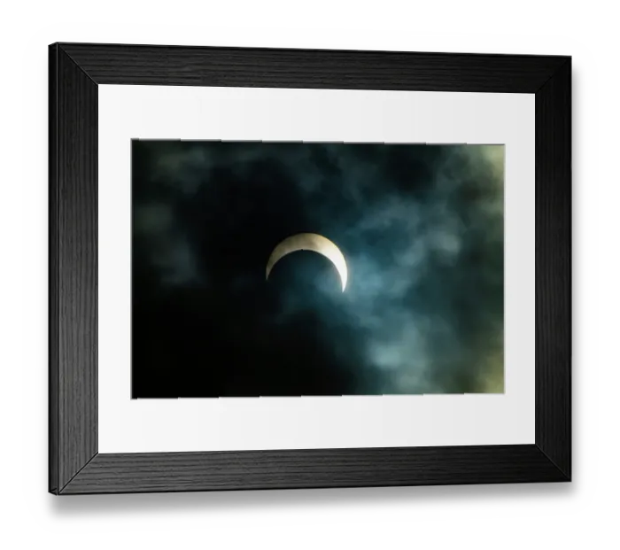 Framed Print : USA, Nevada, Winnemucca. Annular Solar Eclipse, Blueish Framed Print : USA, Nevada, Winnemucca. Annular Solar Eclipse, Blueish