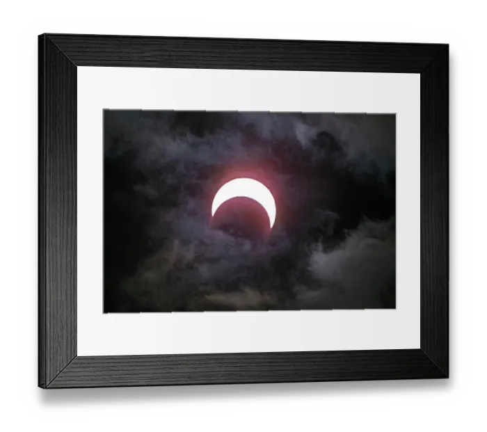 Framed Print : USA, Nevada, Winnemucca. Annular Solar Eclipse Framed Print : USA, Nevada, Winnemucca. Annular Solar Eclipse