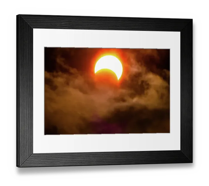 Framed Print : USA, Nevada, Winnemucca. Annular Solar Eclipse Framed Print : USA, Nevada, Winnemucca. Annular Solar Eclipse