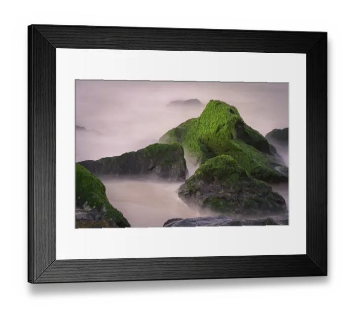 Framed Print : USA, New Jersey, Cape May National Seashore. Sunrise on ocean shore rocks. ©Jay O'Brien / Jaynes Gallery / DanitaDelimont.com Framed Print : USA, New Jersey, Cape May National Seashore. Sunrise on ocean shore rocks. ©Jay O'Brien / Jaynes Gallery / DanitaDelimont.com