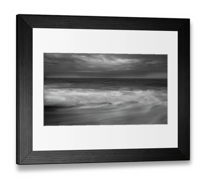 Framed Print : USA, New Jersey, Cape May National Seashore. Ocean and waves at sunrise. ©Jay O'Brien  /  Jaynes Gallery  /  DanitaDelimont.com