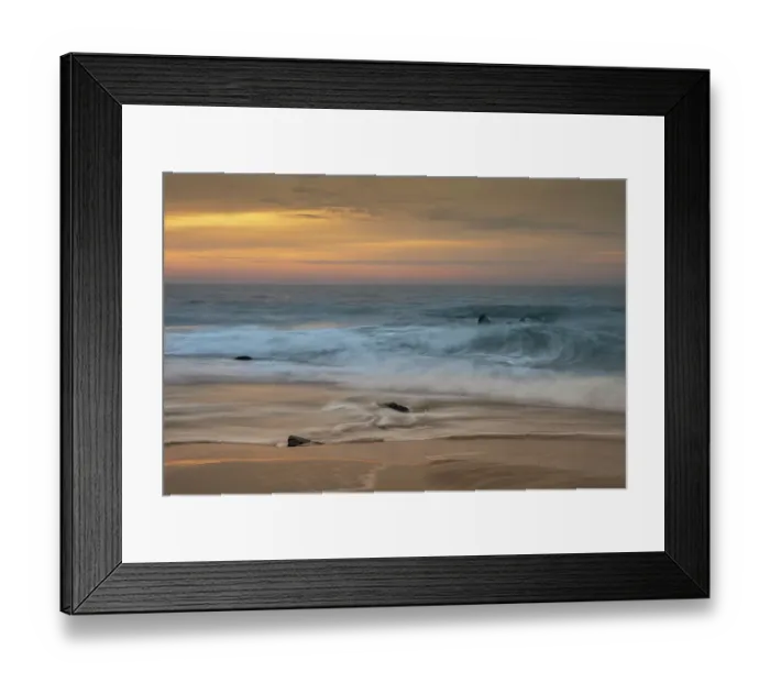 Framed Print : USA, New Jersey, Cape May National Seashore. Ocean and waves at sunrise. ©Jay O'Brien / Jaynes Gallery / DanitaDelimont.com Framed Print : USA, New Jersey, Cape May National Seashore. Ocean and waves at sunrise. ©Jay O'Brien / Jaynes Gallery / DanitaDelimont.com