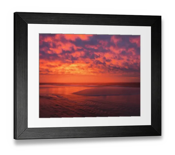 Framed Print : USA, New Jersey, Cape May National Seashore. Ocean beach at sunrise. ©Jay O'Brien / Jaynes Gallery / DanitaDelimont.com Framed Print : USA, New Jersey, Cape May National Seashore. Ocean beach at sunrise. ©Jay O'Brien / Jaynes Gallery / DanitaDelimont.com