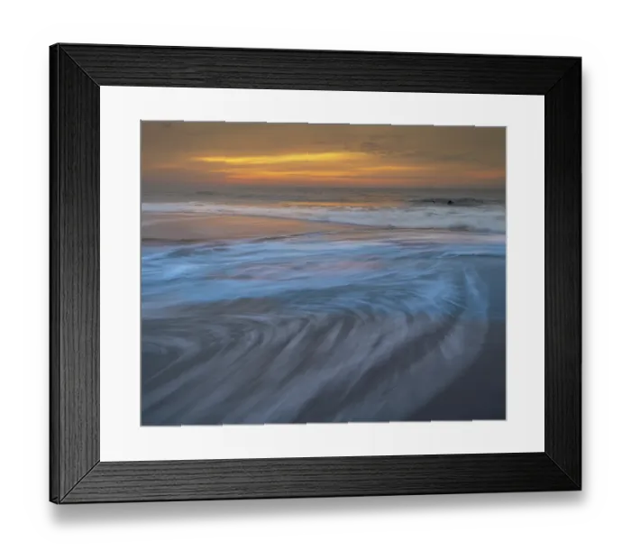 Framed Print : USA, New Jersey, Cape May National Seashore. Ocean wave and beach at sunrise. ©Jay O'Brien / Jaynes Gallery / DanitaDelimont.com Framed Print : USA, New Jersey, Cape May National Seashore. Ocean wave and beach at sunrise. ©Jay O'Brien / Jaynes Gallery / DanitaDelimont.com