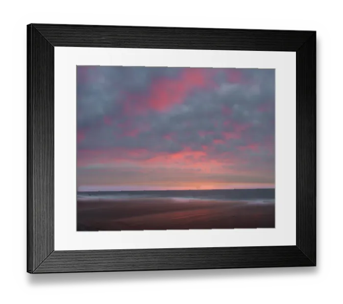Framed Print : USA, New Jersey, Cape May National Seashore. Ocean and beach at sunrise. ©Jay O'Brien  /  Jaynes Gallery  /  DanitaDelimont.com