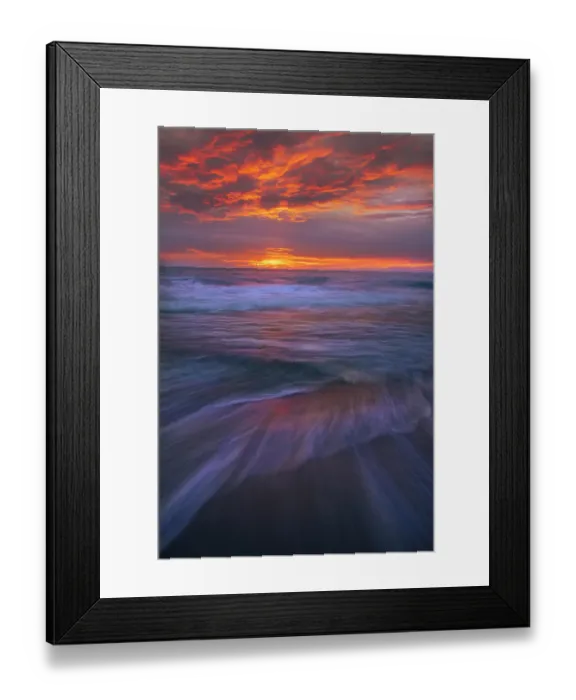 Framed Print : USA, New Jersey, Cape May National Seashore. Ocean and beach at sunrise. ©Jay O'Brien / Jaynes Gallery / DanitaDelimont.com Framed Print : USA, New Jersey, Cape May National Seashore. Ocean and beach at sunrise. ©Jay O'Brien / Jaynes Gallery / DanitaDelimont.com
