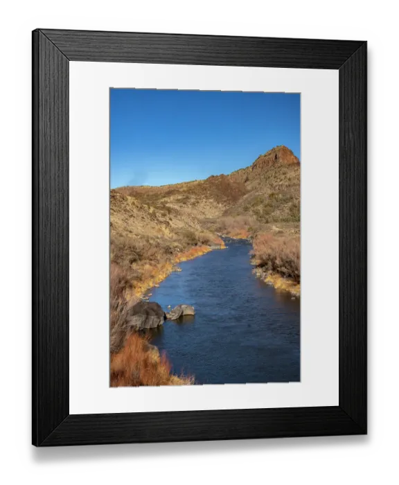 Framed Print : USA, New Mexico, Rio Grande del Norte National Monument. Landscape with Rio Grande River. ©Cathy & Gordon Illg / Jaynes Gallery / DanitaDelimont.com Framed Print : USA, New Mexico, Rio Grande del Norte National Monument. Landscape with Rio Grande River. ©Cathy & Gordon Illg / Jaynes Gallery / DanitaDelimont.com