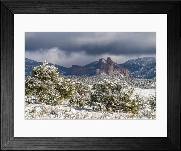 Framed Print : USA, New Mexico, Cibola National Forest. Fresh snow on Sawtooth Mountains. ©Cathy & Gordon Illg / Jaynes Gallery / DanitaDelimont.com Framed Print : USA, New Mexico, Cibola National Forest. Fresh snow on Sawtooth Mountains. ©Cathy & Gordon Illg / Jaynes Gallery / DanitaDelimont.com
