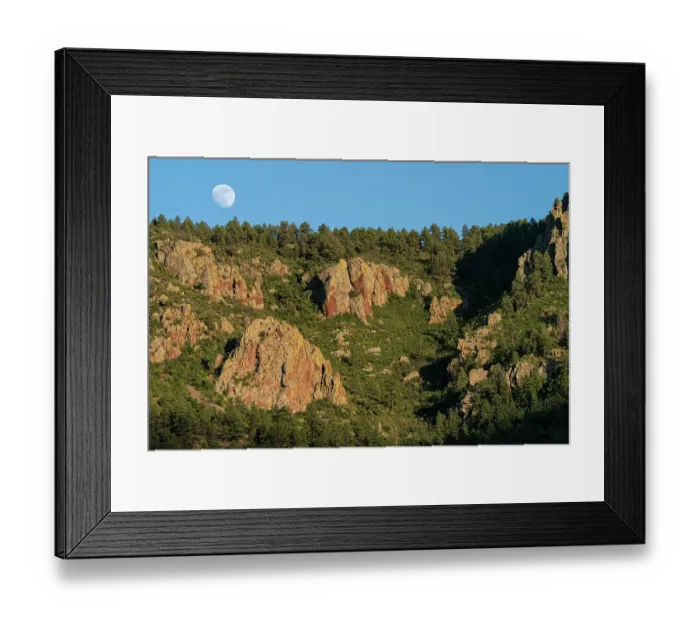 Framed Print : Super moon over Water Canyon, Cibola National Forest, New Mexico Framed Print : Super moon over Water Canyon, Cibola National Forest, New Mexico