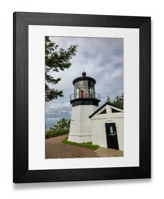 Framed Print : Cape Meares Lighthouse near Tillamook, Oregon, USA