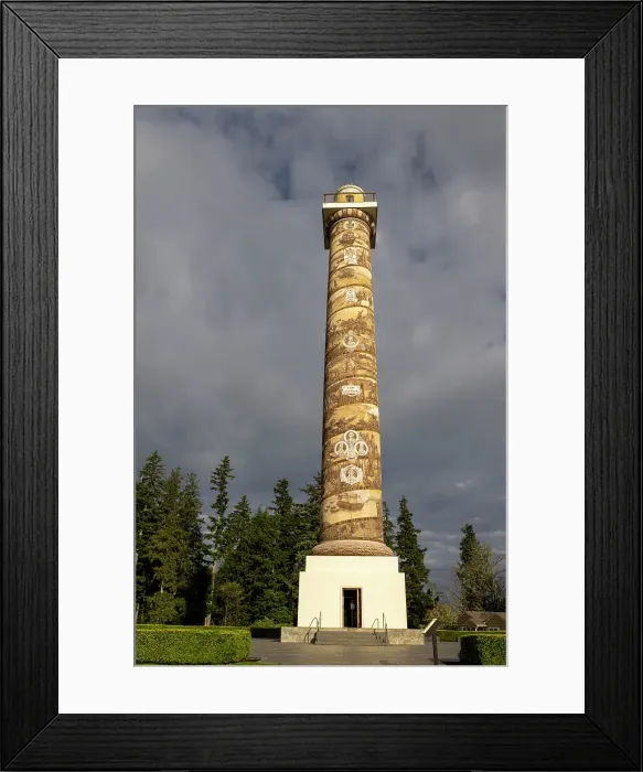 Framed Print : The Column in Astoria, Oregon, USA Framed Print : The Column in Astoria, Oregon, USA