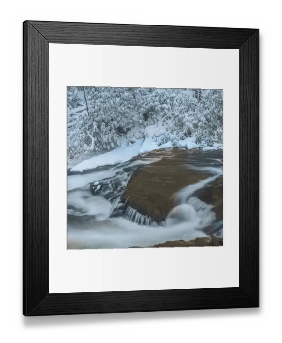 Framed Print : USA, Pennsylvania, Delaware Water Gap. Stream rapids and winter forest. ©Jay O'Brien / Jaynes Gallery / DanitaDelimont.com Framed Print : USA, Pennsylvania, Delaware Water Gap. Stream rapids and winter forest. ©Jay O'Brien / Jaynes Gallery / DanitaDelimont.com