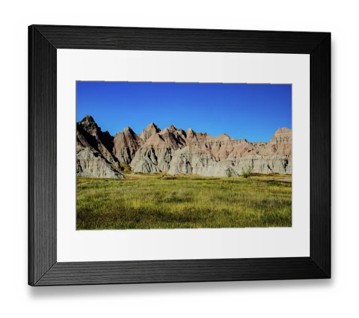 Framed Print : USA, South Dakota. Badlands National Park, Prairie Wind Overlook Framed Print : USA, South Dakota. Badlands National Park, Prairie Wind Overlook