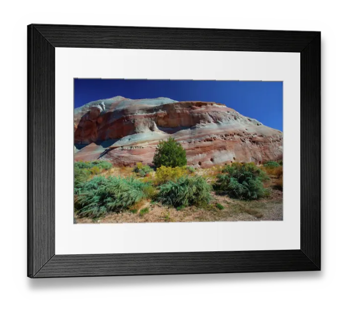 Framed Print : USA, Utah, Kanab, White House Campground and Trailhead Area