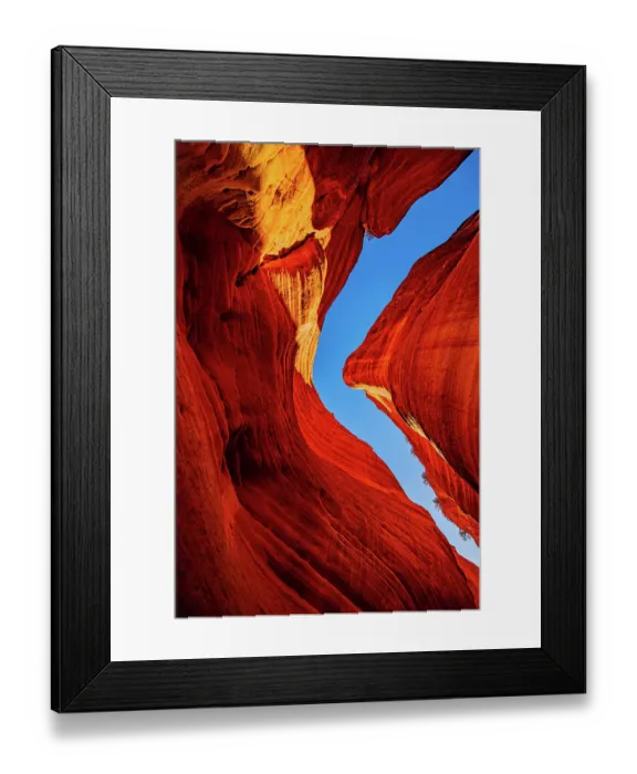 Framed Print : USA, Utah, Kanab, Peekaboo Slot Canyon Framed Print : USA, Utah, Kanab, Peekaboo Slot Canyon