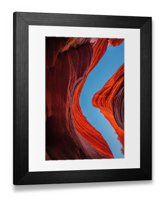 Framed Print : USA, Utah, Kanab, Peekaboo Slot Canyon, Skylight Framed Print : USA, Utah, Kanab, Peekaboo Slot Canyon, Skylight